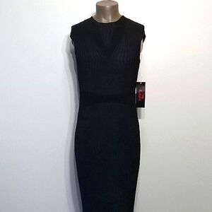 Sexy & Stylish 1pc Navy/Black women's sleeve less full length dress by Kayla